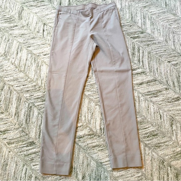 J. Jill Essential Slim Ankle Pockets Tall Pull On Flat Front Cotton Stretch Pant - Picture 1 of 13